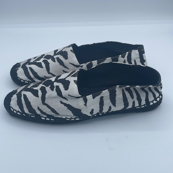 Saint Laurent Paris YSL Zebra Print Canvas Espadrilles Size 40 EU / 10 US NWOB - Picture 7 of 10